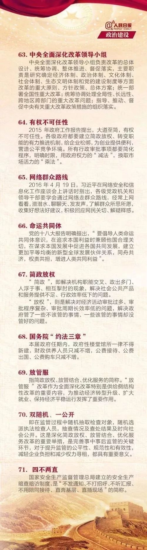 这100个关键词 十九大前一定要知道